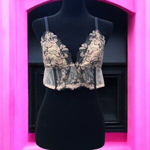 NWOT Victoria's Secret Very Sexy Floral Lace Bralette  L
